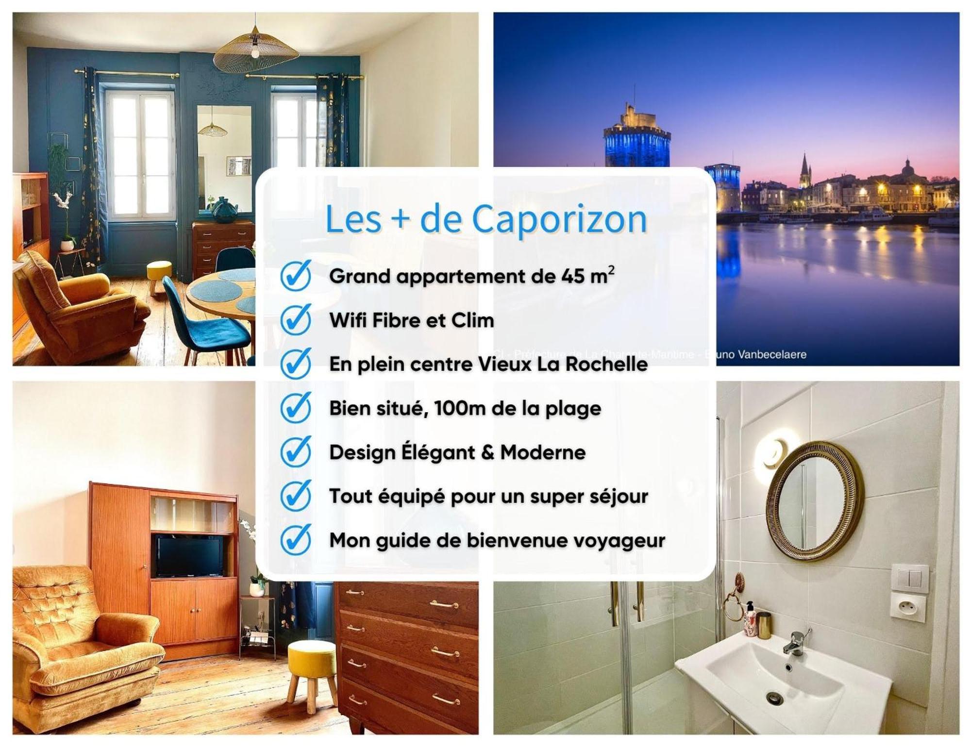 Caporizon-Le Perot-T2 Au Coeur Du Vieux Port 100M Plage La Rochelle  Extérieur photo